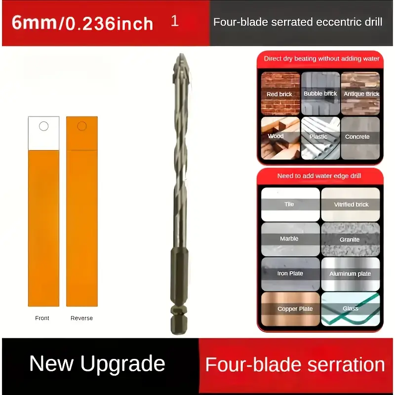 SharpDrill™ - Burghie de Inalta Precizie pentru Gaurire Profesionala (Set 4 Bucati)