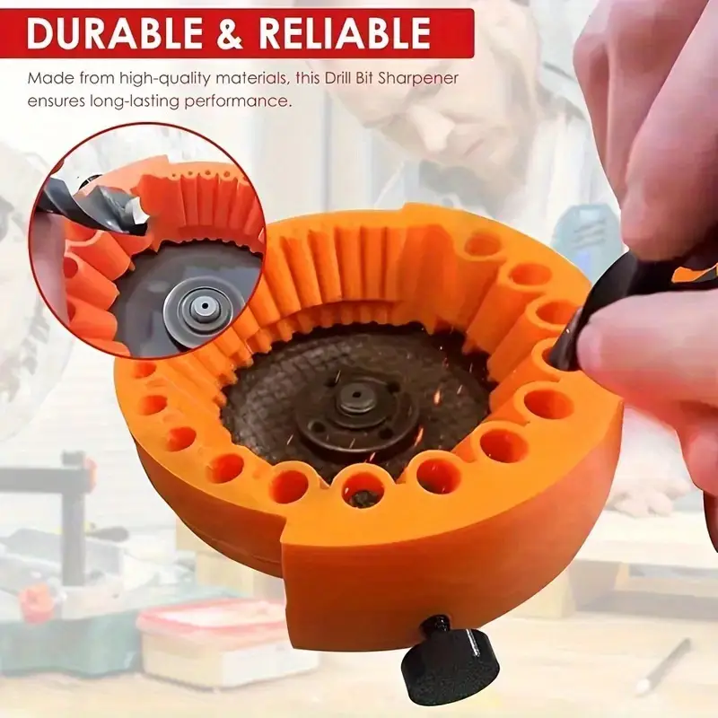 Drillex™ – Dispozitiv Profesional de Ascuțit Burghie