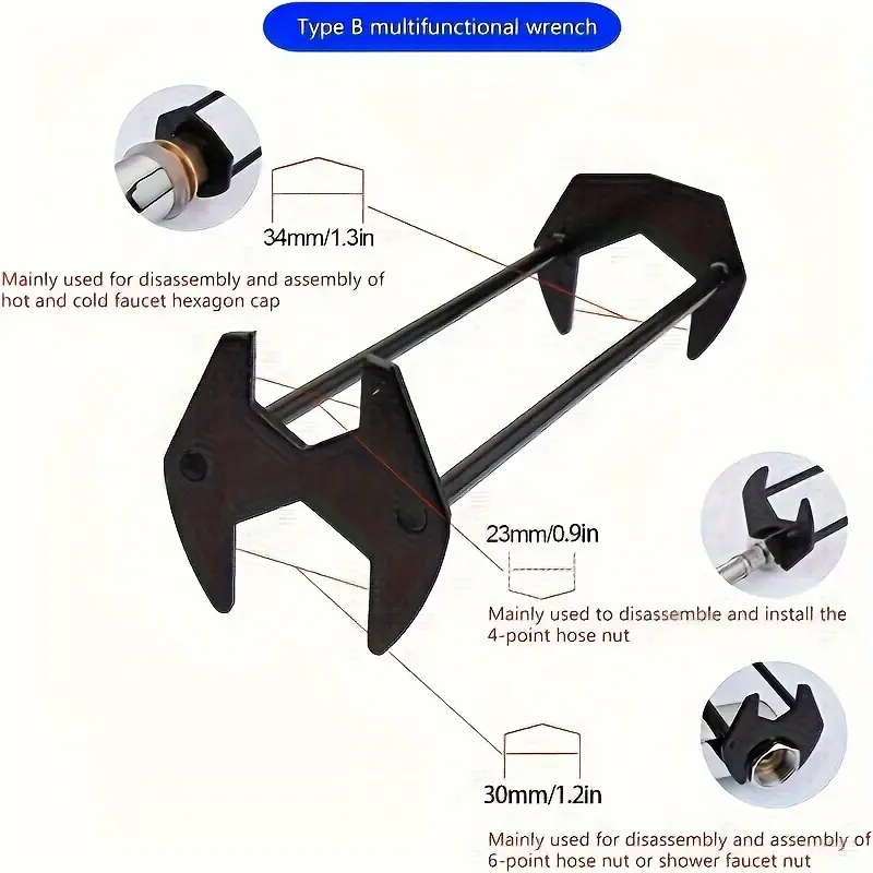 FlexiWrench™ - Set Chei Multifunctionale pentru Montaj si Reparatii Sanitare