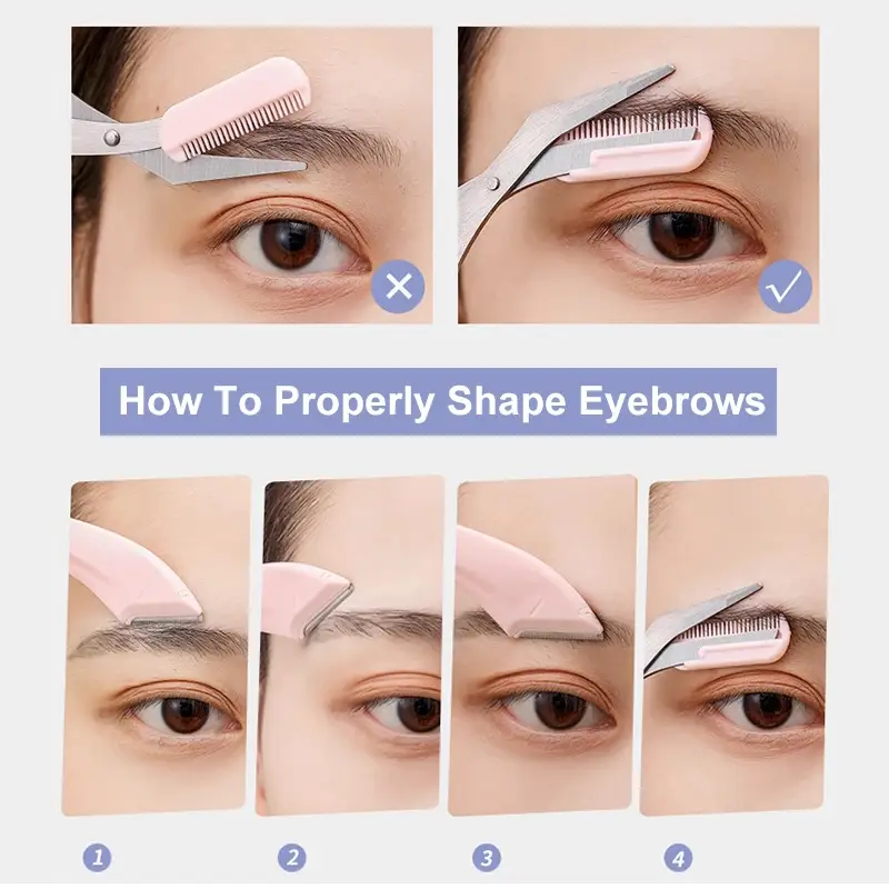 BrowLuxe™ – Set Profesional 3 în 1 pentru Aranjarea Sprancenelor