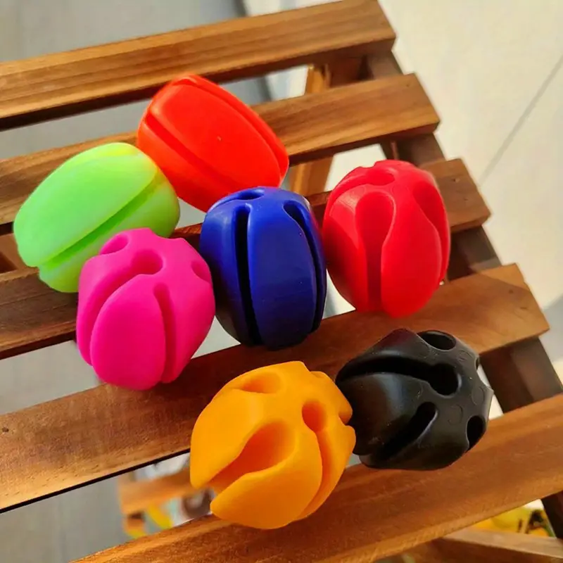 Rodster™ - Set de 5 Suporturi din Silicon pentru Lansete de Pescuit