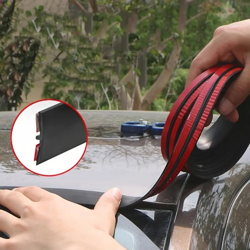SealGuard™  – Banda Auto de Etansare T-tip pentru Parbriz, Trapa si Caroserie (19MM x 5M)
