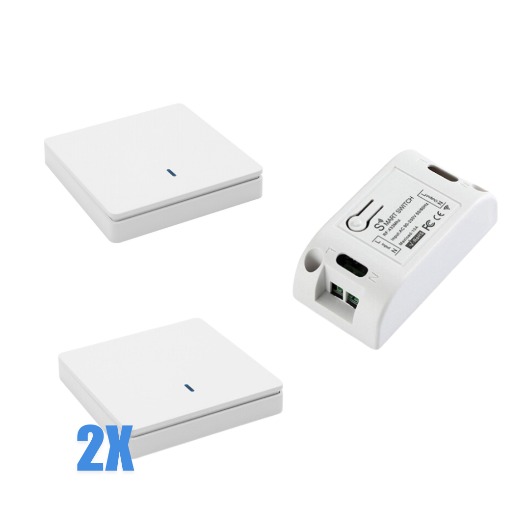 🔥OFERTA 1+1!🔥Comutator de telecomanda fara cablare