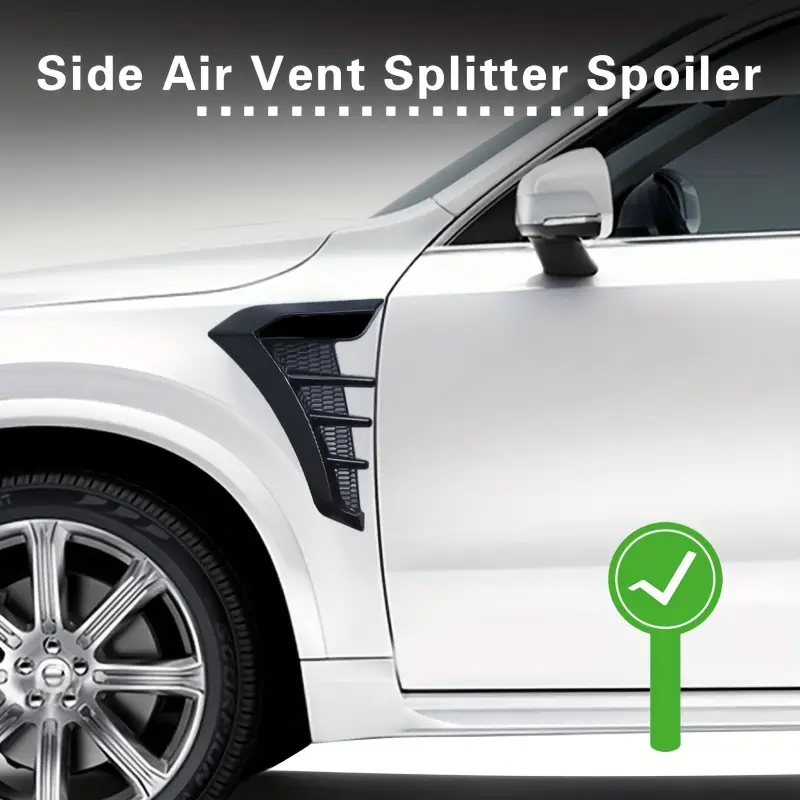 AeroSpikes™ - Ornamente Decorative pentru Aripi Laterale Auto (Set 2 Bucati)