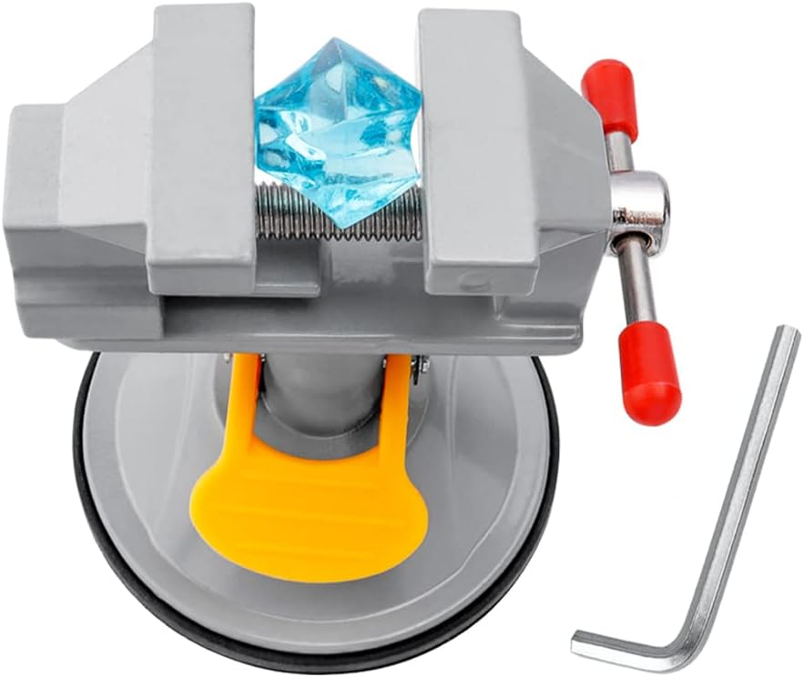 ClampMini™ - Menghina de Precizie Rotativa 360° cu Ventuza