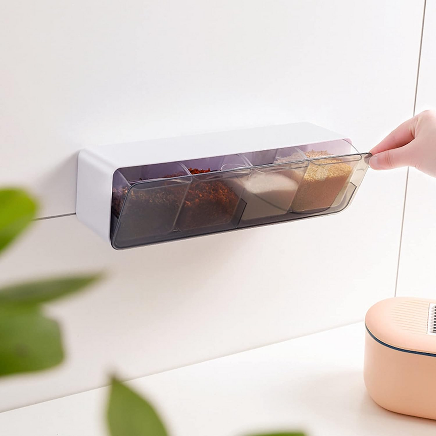 š„OFERTA 1+1!š„SpicePro⢠Organizator de Condimente Montat pe Perete