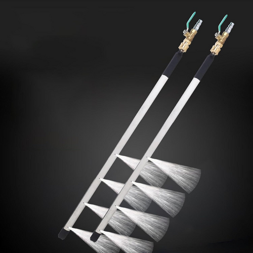 Jetinox™ - Lance Profesionala din Inox 60cm – 4 Duze + Conectori Multipli