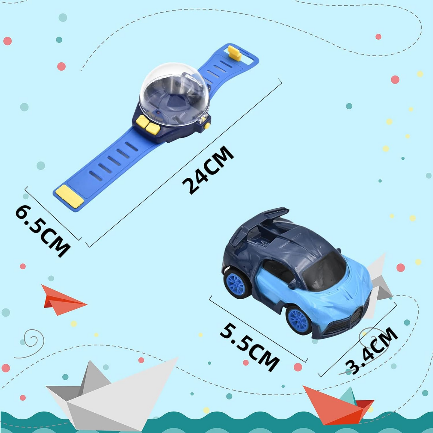 🔥OFERTA 1+1🔥Jucarie Tip Ceas cu Telecomanda