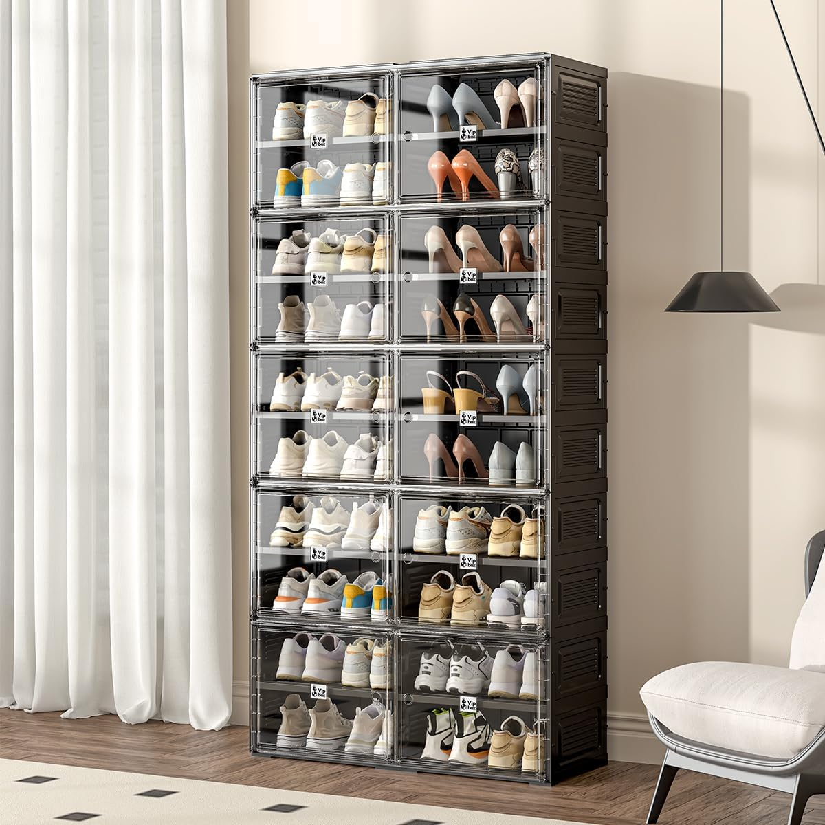 BoxMate™ – Dulap Modular pentru Incaltaminte (20 Compartimente)