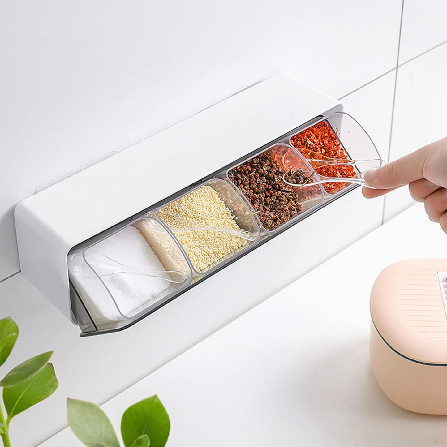 š„OFERTA 1+1!š„SpicePro⢠Organizator de Condimente Montat pe Perete