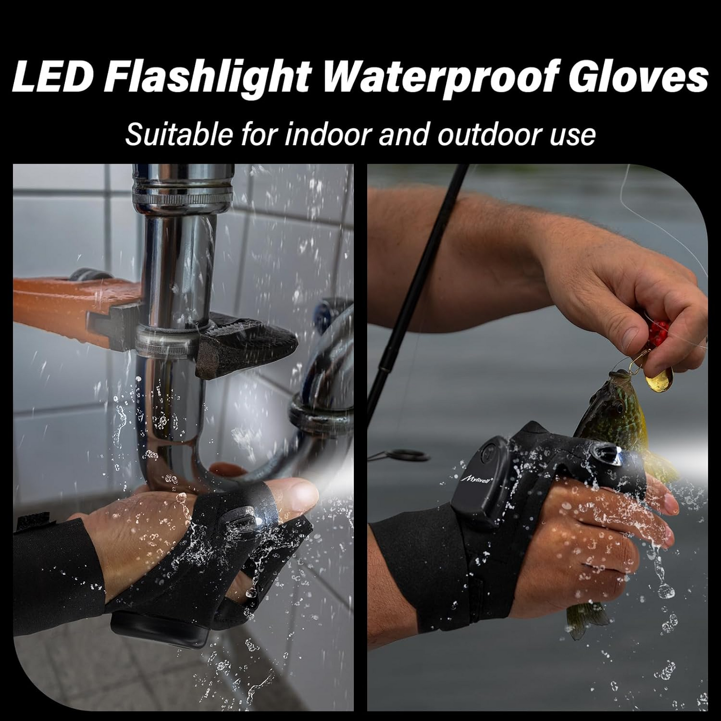 GlowHands™ Manusi cu Lanterna LED