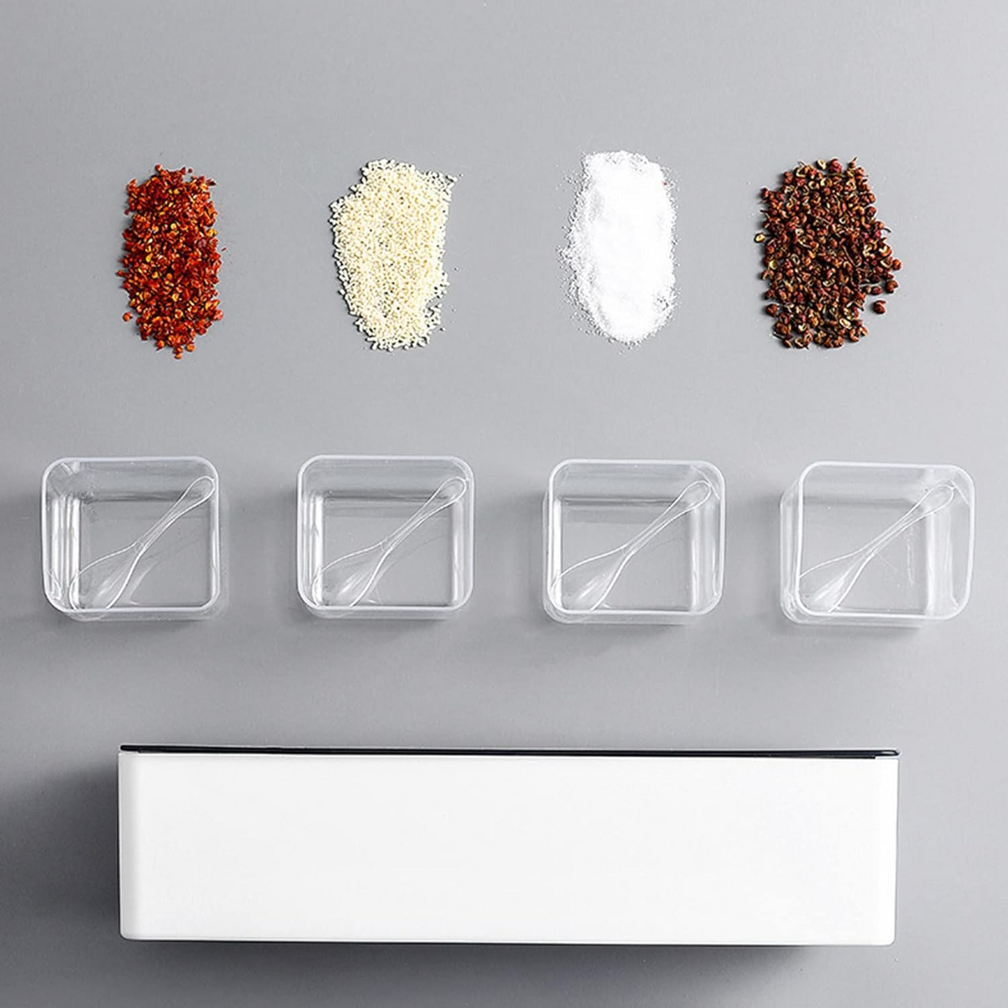 š„OFERTA 1+1!š„SpicePro⢠Organizator de Condimente Montat pe Perete