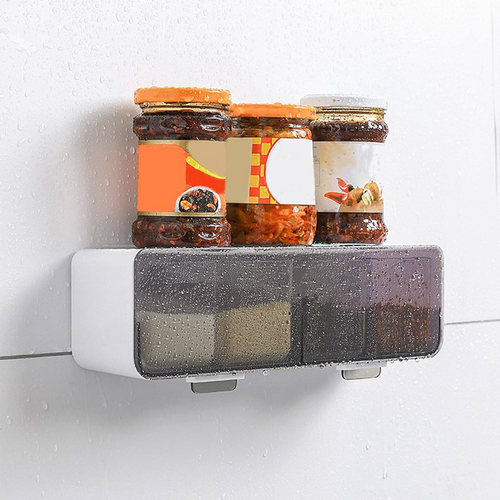 š„OFERTA 1+1!š„SpicePro⢠Organizator de Condimente Montat pe Perete