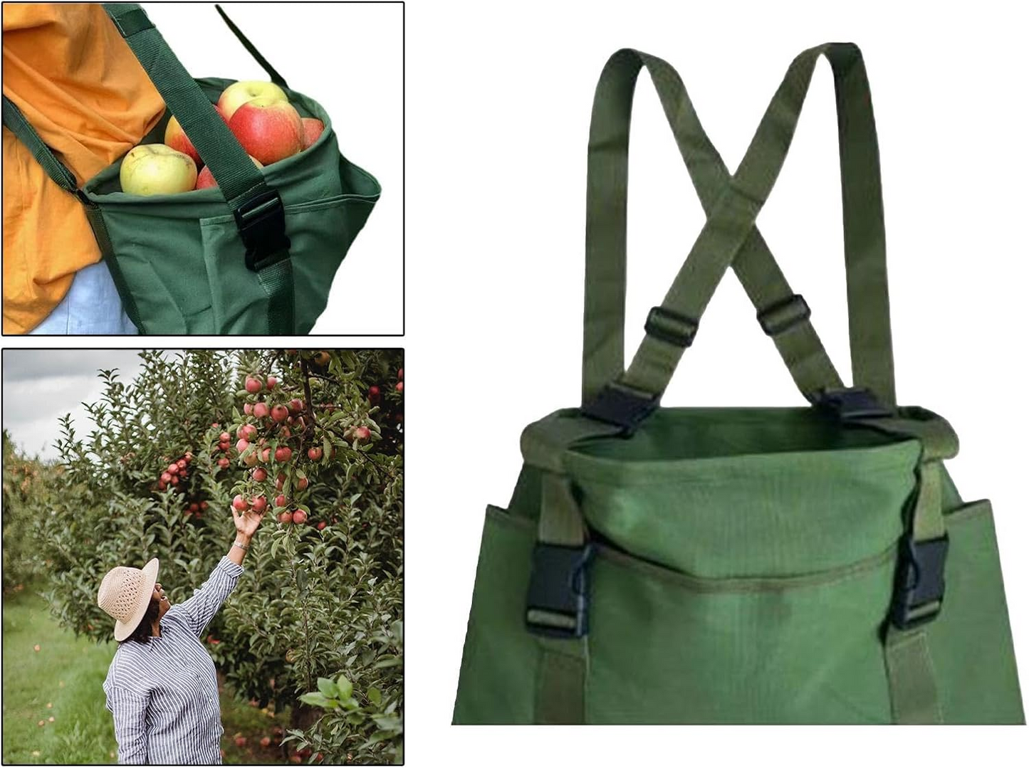 PickMate™ – Geanta de Cules Fructe cu Capacitate Mare