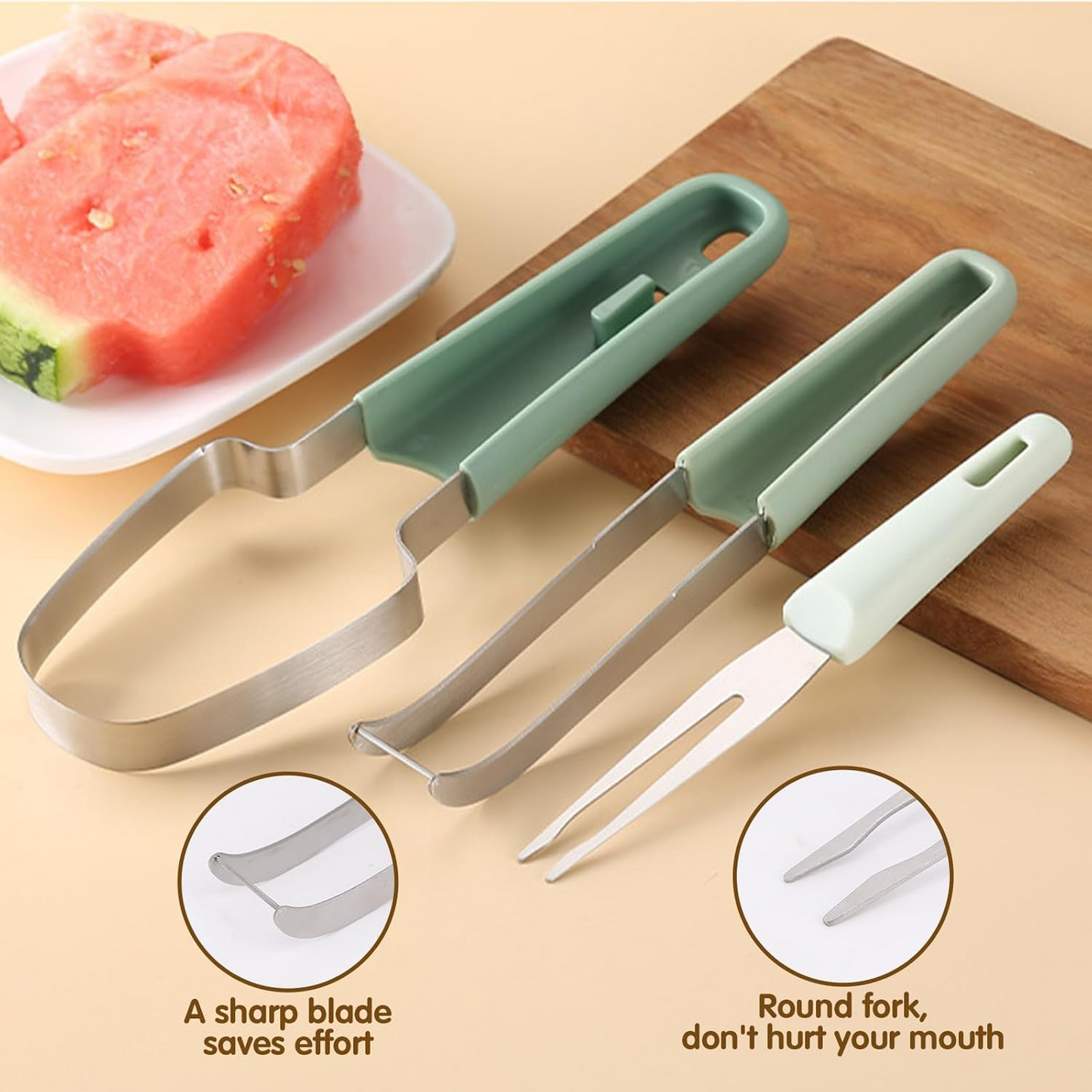 🔥OFERTA 1+1🔥SmartSlice™ – Ustensila 3-in-1 pentru Pepene Verde