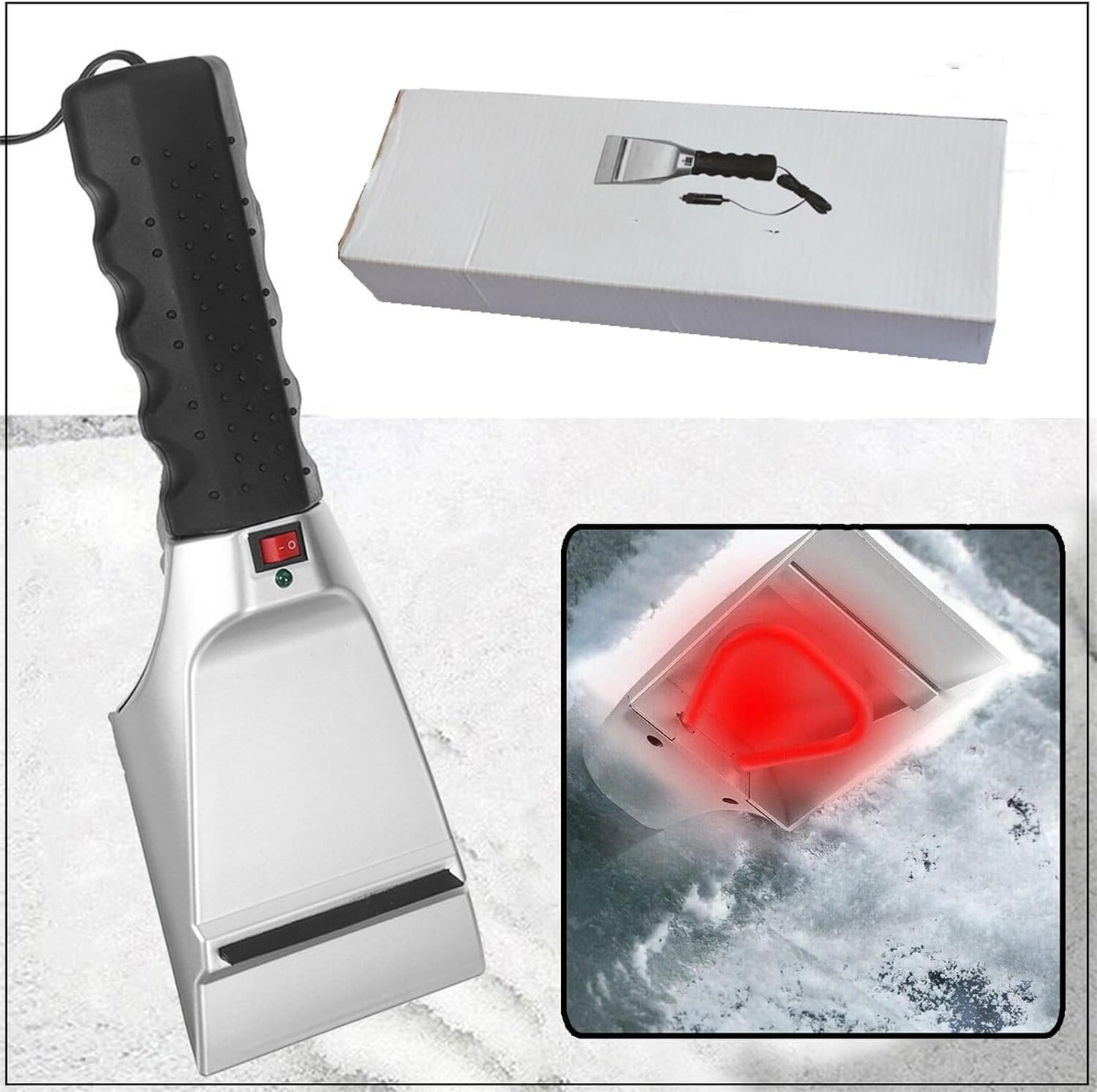 OFERTA 1+1! FrostClear™ - Racleta Incalzita pentru Gheata si Zapada