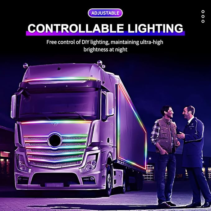 🔥OFERTA 1+1🔥Banda Luminoasa LED pentru Camion (1m)