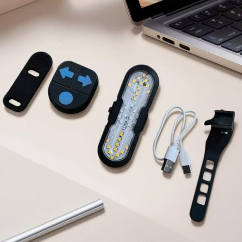 SignalRide™ - Stop Semnalizare LED cu Telecomanda pentru Bicicleta si Trotineta