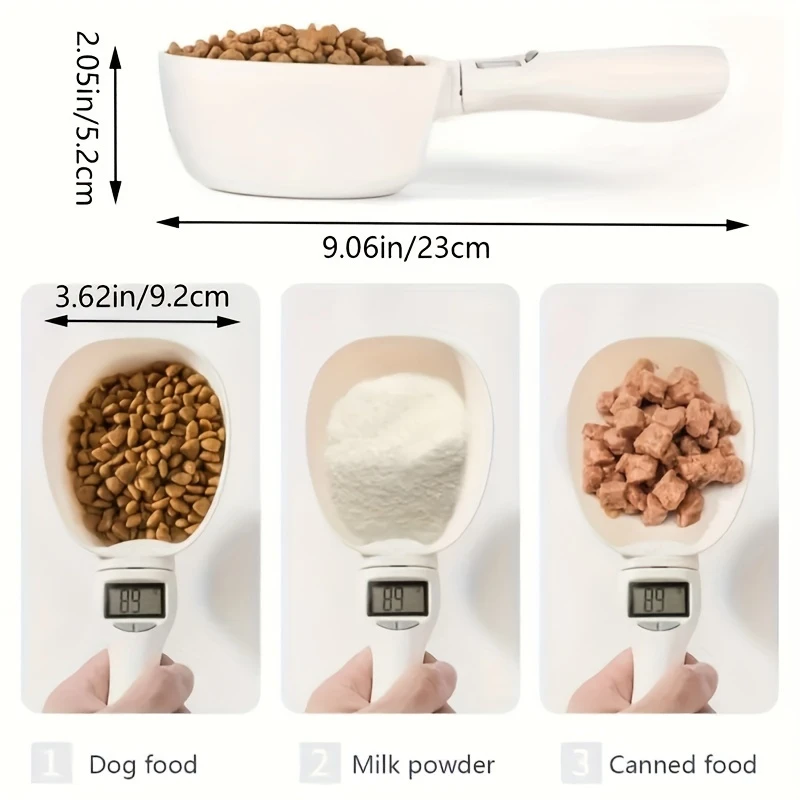SmartScoop™ – Lingura Cantar Digital pentru Hrana Uscata si Ingrediente