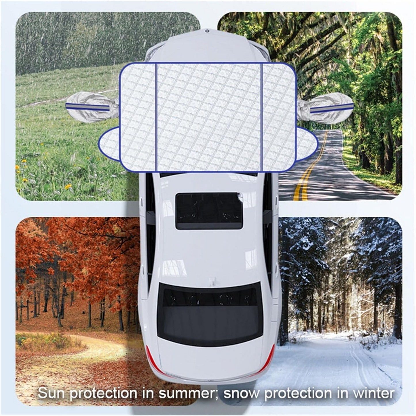 CoolGuard™ – Copertina Reflectorizanta pentru Parbriz Auto