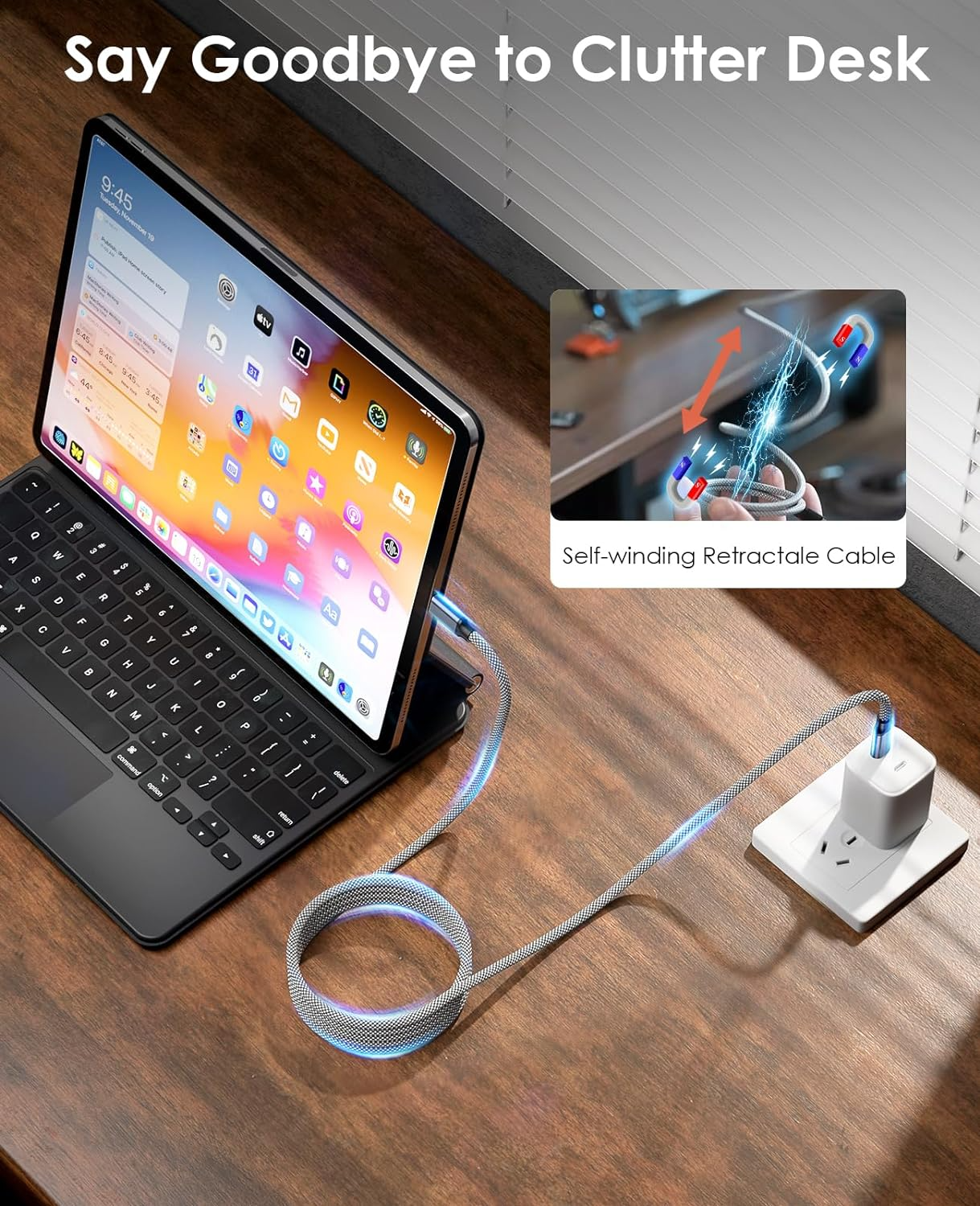 🔥1+1! Comanzi 1 si primesti 2!🔥Cablu de incarcare magnetic de 240 W