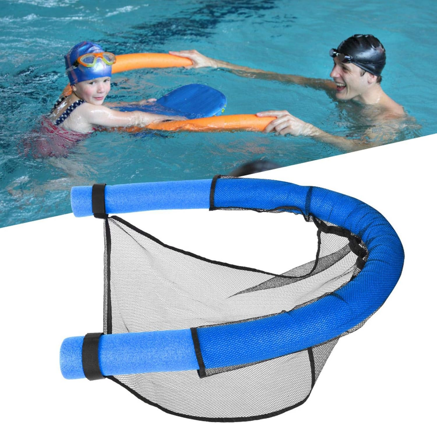 🔥OFERTA 1+1🔥Scaun Plutitor pentru Piscina cu Bagheta din Spuma