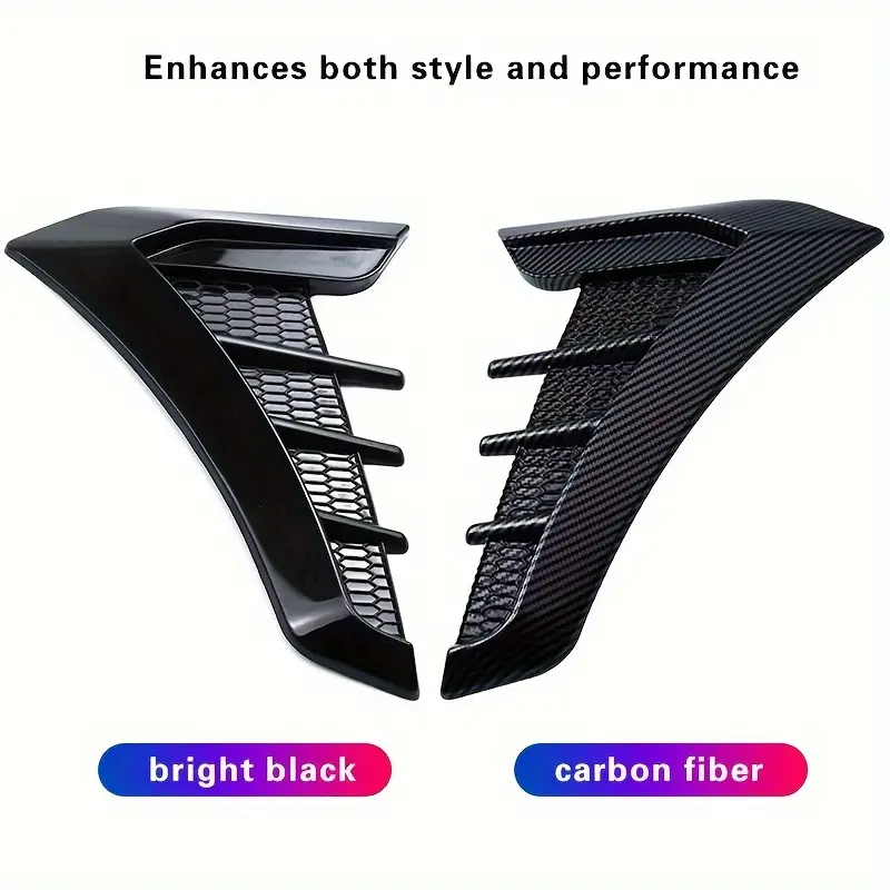 AeroSpikes™ - Ornamente Decorative pentru Aripi Laterale Auto (Set 2 Bucati)