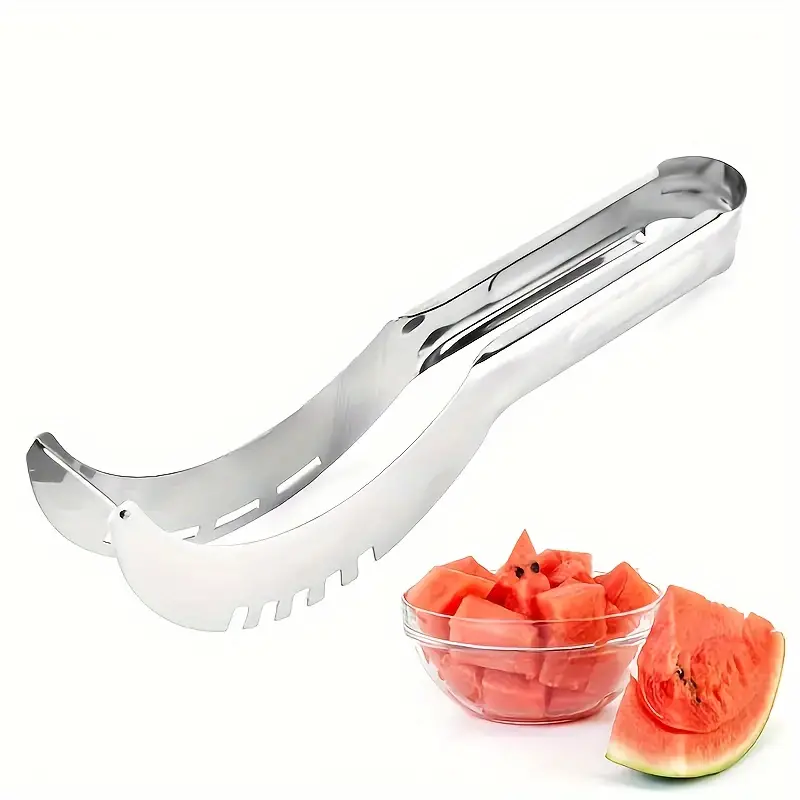 🔥Oferta 1+1 GRATUIT🔥SlicePRO™ – Taietor Inox pentru Pepene