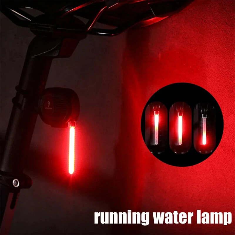 Lampă spate de avertizare pentru bicicleta
