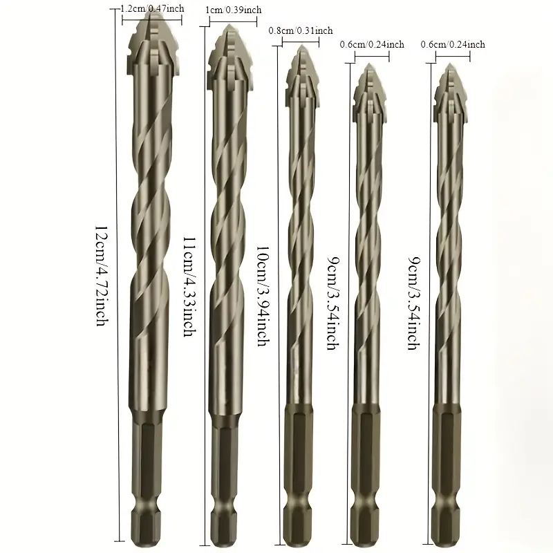 SharpDrill™ - Burghie de Inalta Precizie pentru Gaurire Profesionala (Set 4 Bucati)