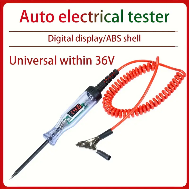 Voltac™ - Tester Digital pentru Circuit Electric Auto (2.5-32V)