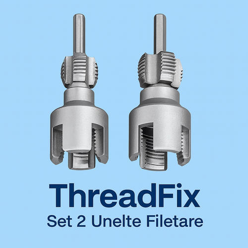 ThreadFix™ – Set Profesional pentru Refiletarea Tevilor (1/2" + 3/4")
