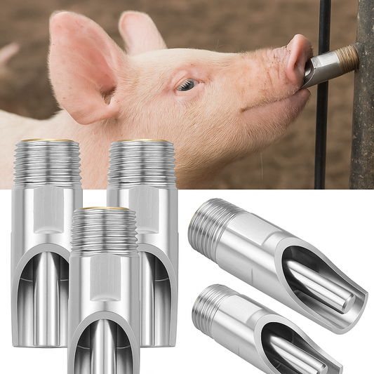 Pigex™ - Set 5 Niplu Automat pentru Adapare Porci si Animale Domestice