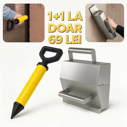 🔥1+1 Set Profesional pentru Aplicatii cu Mortar – Doar 69 LEI!