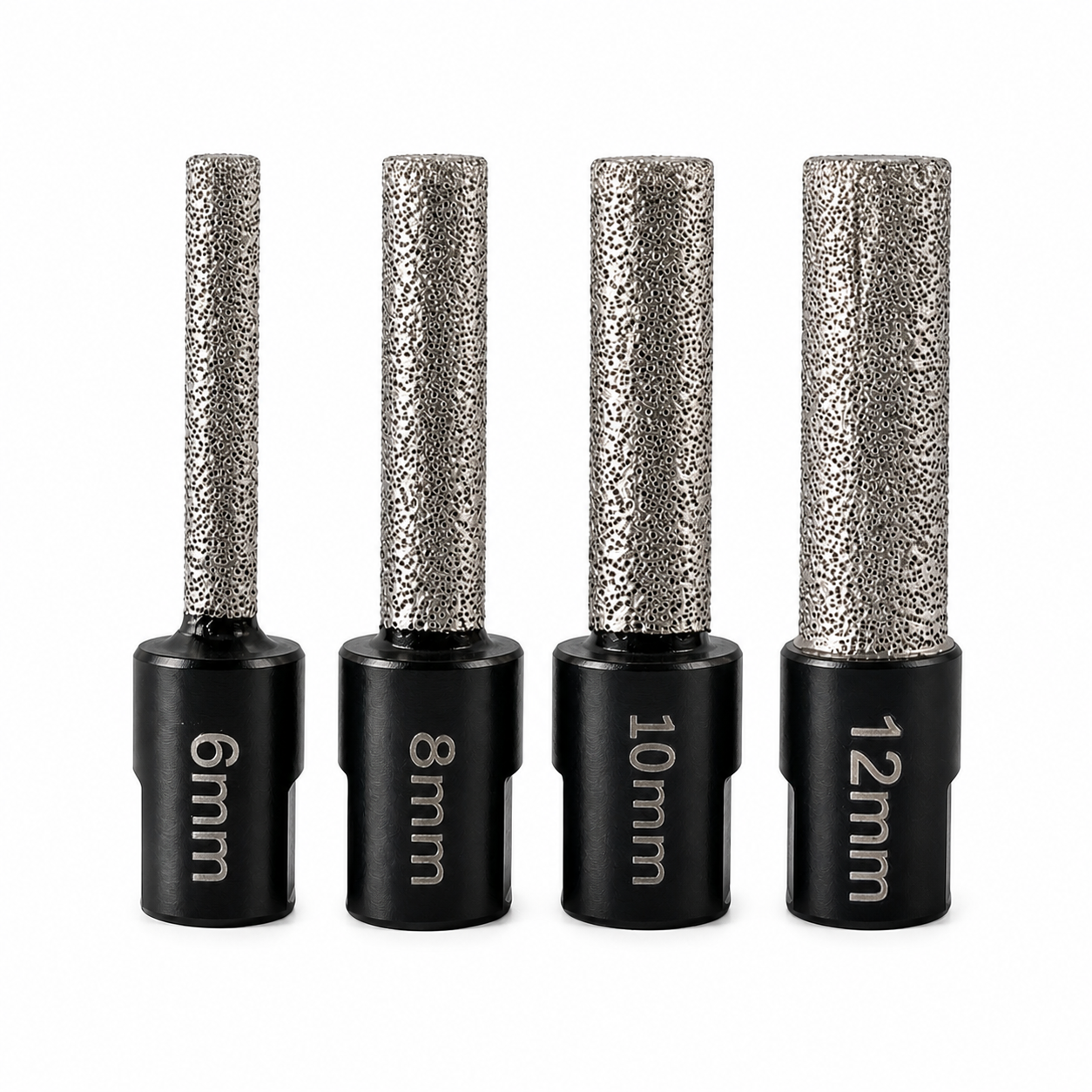DrillX Pro™ – Set Burghie Diamantate pentru Polizor Unghiular (6/8/10/12mm)