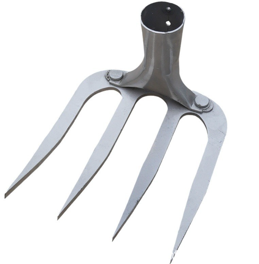 Rootix™ - Furca Metalica pentru Sapat si Afanat Solul – 4 Colti Robusti
