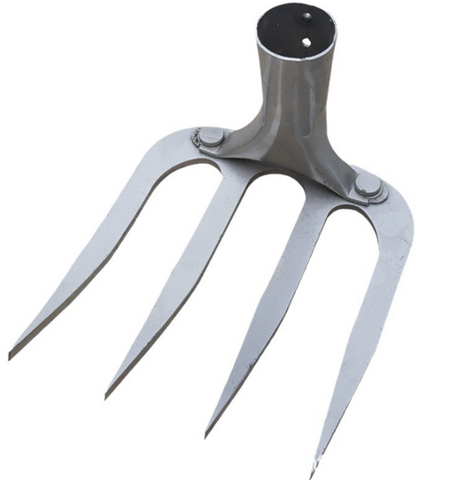 Rootix™ - Furca Metalica pentru Sapat si Afanat Solul – 4 Colti Robusti