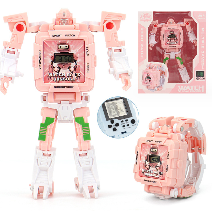 🔥OFERTA 1+1🔥Ceas robot transformabil 3 in 1