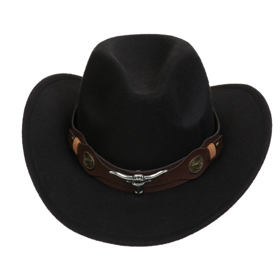 🔥OFERTA 1+1🔥WildEdge™ - Palarie Cowboy Clasica cu Branita