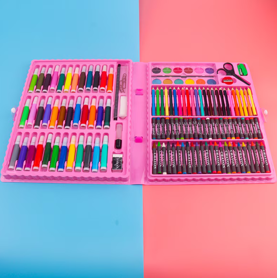 š„OFERTA 1+1š„Mostop⢠Setul Creativ de 150 de Piese pentru Copii