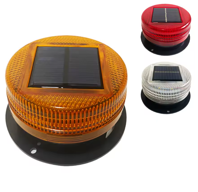 FlashSolar™ – Lumina de avertizare cu LED intermitent alimentata solar