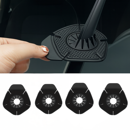 WipeGuard™ - Protectie Universala din Silicon pentru Axul Stergatoarelor Auto (Set de 4 Bucati)