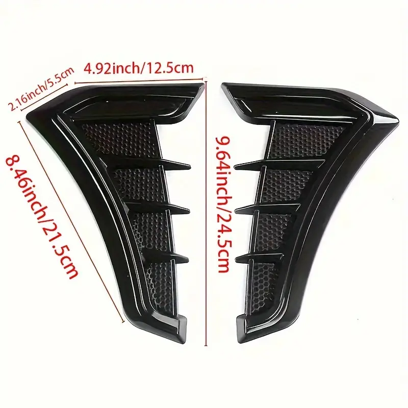 AeroSpikes™ - Ornamente Decorative pentru Aripi Laterale Auto (Set 2 Bucati)