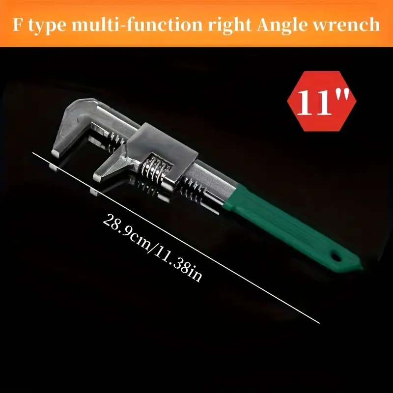 AngleGrip™ – Cheie reglabila F-Type cu unghi drept 90°, 29 cm