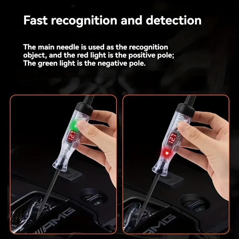 Voltac™ - Tester Digital pentru Circuit Electric Auto (2.5-32V)