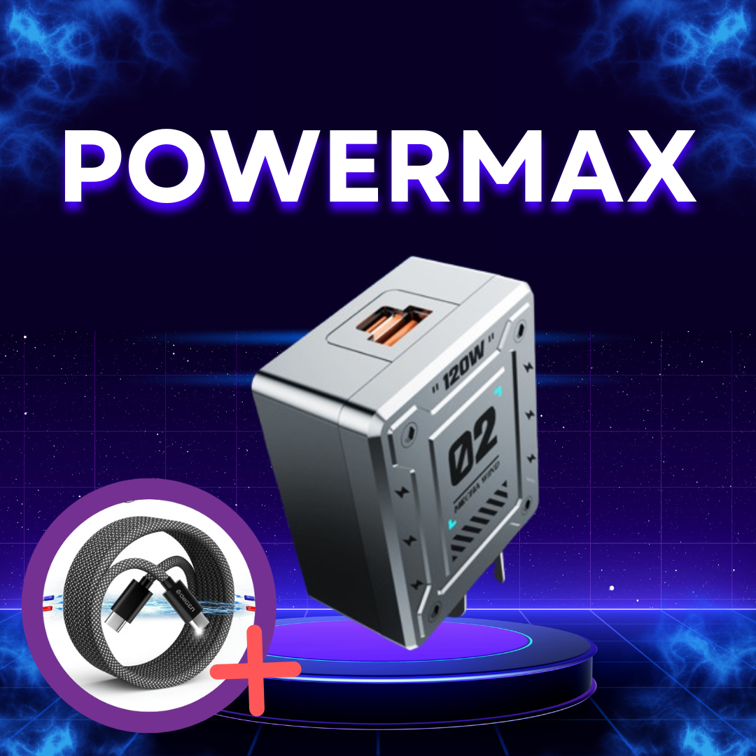 PowerMax™ - Incarcator Super Rapid 4-în-1 de 120W, Compatibil cu Apple și Android