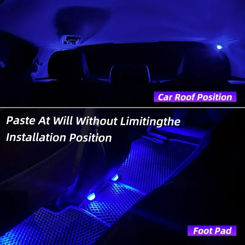 Lampa LED Decorativă RGB (4 Bucati)