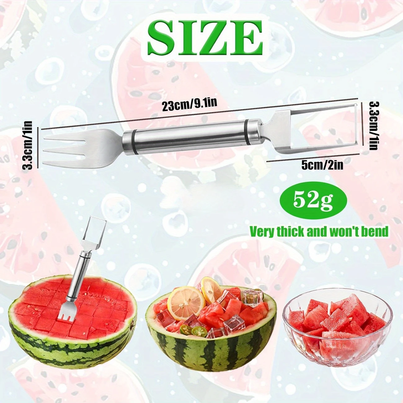 🔥OFERTA 1+1🔥Furculita pentru Pepene