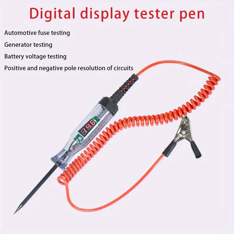 Voltac™ - Tester Digital pentru Circuit Electric Auto (2.5-32V)