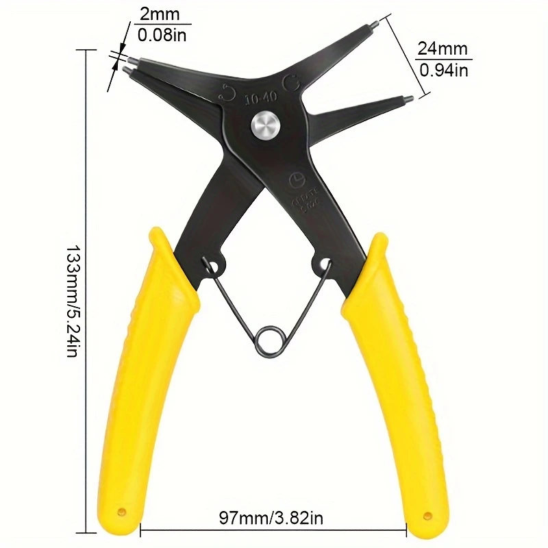 GripFix™ - Clește Multifunctional 2-in-1 pentru Sigurante si Inel Elastic